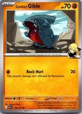 Cynthia's Gible 109/217 Common Ascended Heroes Pokemon Near Mint