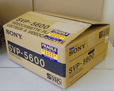 Sony SVP-5600 S-VHS Video Cassette Player HiFi AC100V 50/0Hz Wiedergabe bestä...