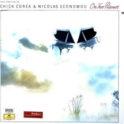 Chick Corea & Nicolas Economou - On Two Pianos LP (VG) .