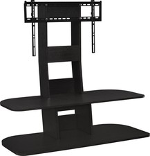 Galaxy TV Stand with Mount for TVs up to 65", Black