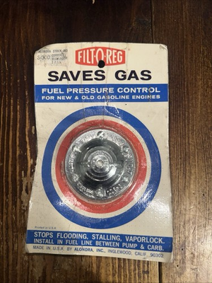 #ad #ad Vintage Super Filt O Reg S300 Pressure Regulator Deadstock $49.03