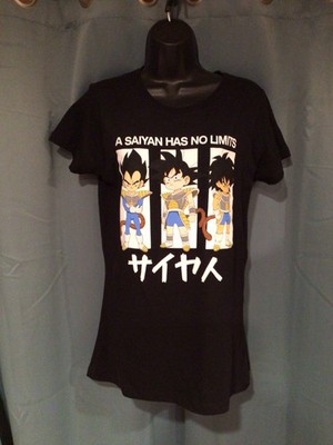 Dragon Ball Super Broly Saiyan Has No Limits T-Shirt Womens M New