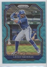 2021 Panini Prizm Tier II Teal Wave Prizm Leody Taveras #127 2l4