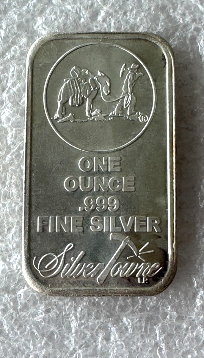 Silver 1 oz Random Hallmark Bullion bar of .999 fine silver | eBay
