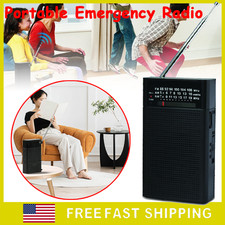 Portable Emergency Pocket Radio Audiobox AM/FM/SW with Telescoping Antenna Jack
