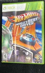 Hot Wheels World's Best Driver Xbox 360 Racing Video Game CIB