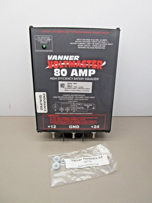 Vanner  66-80  Voltmaster 80 Amp Battery Efficiency Equalizer  18-32vdc Input