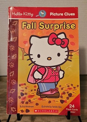 Hello Kittys Pictures Clues Fall Surprise Scholastic 24 Flash Cards