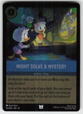GGC - 12 Cold Foil Might Solve a Mystery 163/204 Uncommon Whispers in the Well