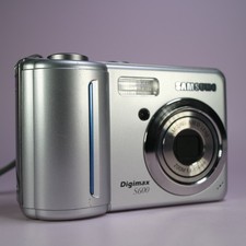 Samsung Digimax S600 6.0MP Compact Digital Camera Silver Tested