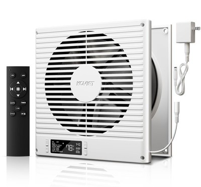 KOVIET 8'' Room to Room Ventilation Fan with Remote, Quiet Reversible Through ...