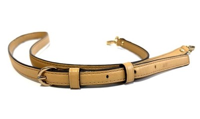 Coach Textured Beige Leather Adjustable Replacement  display picture 3