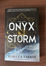 Onyx Storm Paperback By Rebecca Yarros free shipping