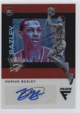 2019-20 Panini Chronicles Flux Rookie Auto Red Darius Bazley #FR-DBA Auto 1t2s