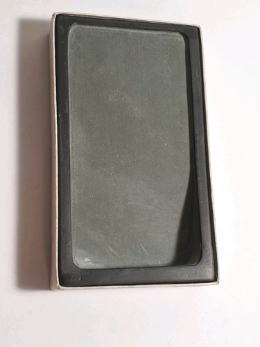 NICE Vintage Heavy Chinese Duan Ink stone carved rectangular shape 5' X 3'