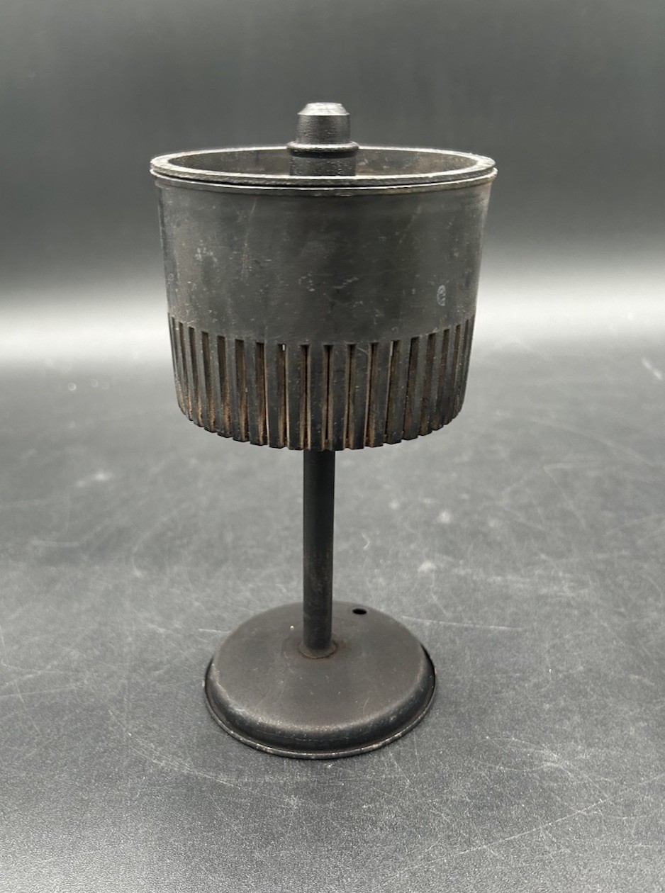 Vintage Georges Briard Style MCM Enamelware Turkey Fixings Percolator Coffee Pot