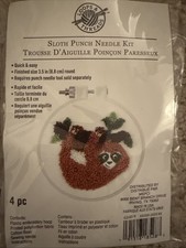 Loops & Threads Sloth Punch Needle Kit New - Punch Needle Not Included