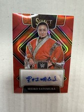2022 Panini Select WWE Signatures NXT UK Meiko Satomura 90/99 Autograh Card