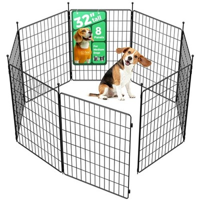MiniPaws Dog Playpen, Lightweight & Expandable, 32'' 8 Panels