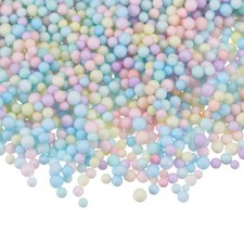 Foam Beads, 2-3mm Mini Polystyrene Foam Balls Multicolor, 1 Pack 34g 