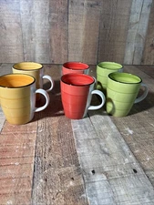 Gibson Home Coffee Mug Set 14 oz Cup Tea Multi Color Set of 6
