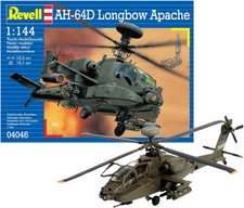 Image of Revell 04046 US AH-64D Longbow Apache (1:144 Scale) Model Kit
