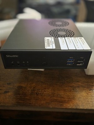 Shuttle DS81 Mini PC Desktop Black VESA Mount HDMI DisplayPort VGA USB 3.0