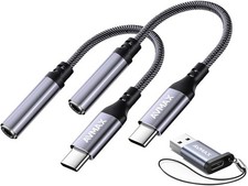 USB C to 3.5mm Audio Headphone Adapter HiFi