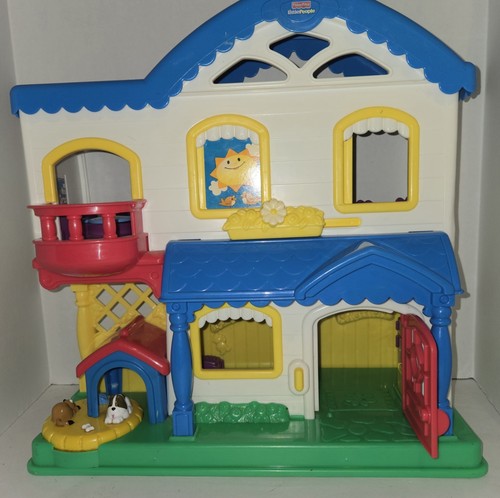 Fisher price 2006 piccola gente giornata impegnata casa delle bambole - Foto 2 di 7