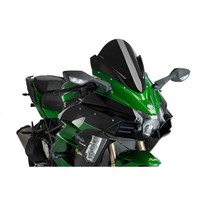 Puig Z-RACING Windschutzscheibe FUR Kawasaki Ninja H2 SX 18-19 Schwarz