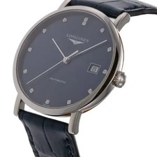 Longines L4.810.4.97.2 Elegant Blue Automatic Men's Watch New + Box & Papers 2