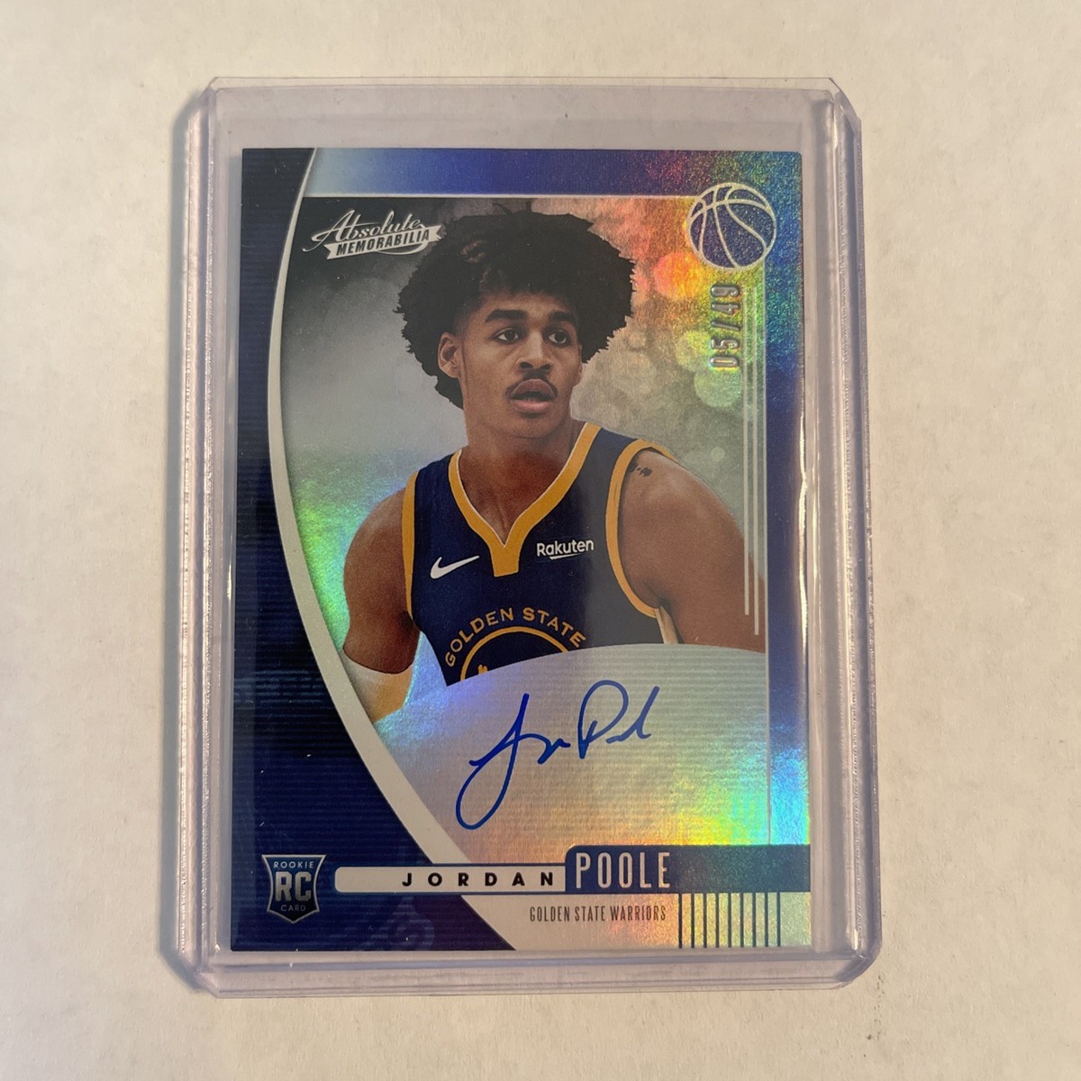 Jordan Poole RC Auto サインカード ウォーリアーズ NBA 【公式通販】