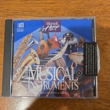 Microsoft Musical Instruments Original CD Case 1992