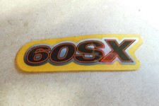 KTM SX60 SX 60 60 SX 60SX DECALCOMANIA ORIGINALE NOS "60SX" - SPEDIZIONE GRATUITA UK