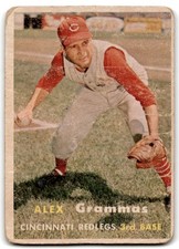 1957 Topps Alex Grammas Cincinnati Reds #222