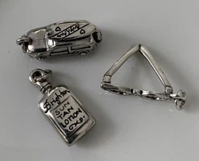 Cute Brighton FUN IN THE SUN Charm TRIO, Signed