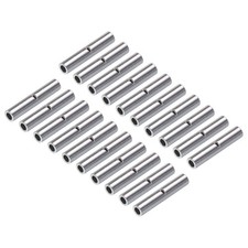 100Pcs Non Insulated Butt Connectors 22-18AWG Wire Connector BN0.75 for Elect...