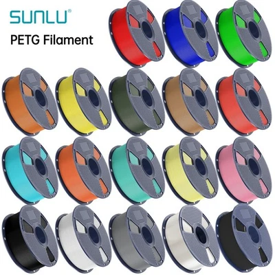 【Acheter 10 Paier pour 5】SUNLU 1.75mm PETG 3D Prrinting Filament 1KG Spool - Photo 1/4