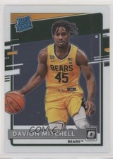 2021 Chronicles Draft Picks Donruss Optic Rated Rookies Davion Mitchell #210 2l4