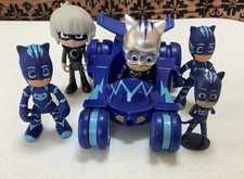 Just Play PJ Masks Catboy Blue Vehicle Playset Lightning Design 4 Figures