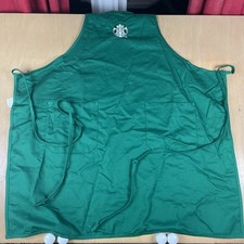 Starbucks Green Apron White Logo Employee Uniform 2-Pocket