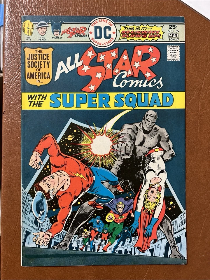 All-Star Comics Run 7 w/KEYS: VG+ to FN+, #59-65 DC 1976/77 $9 Ship - Image 2 of 4