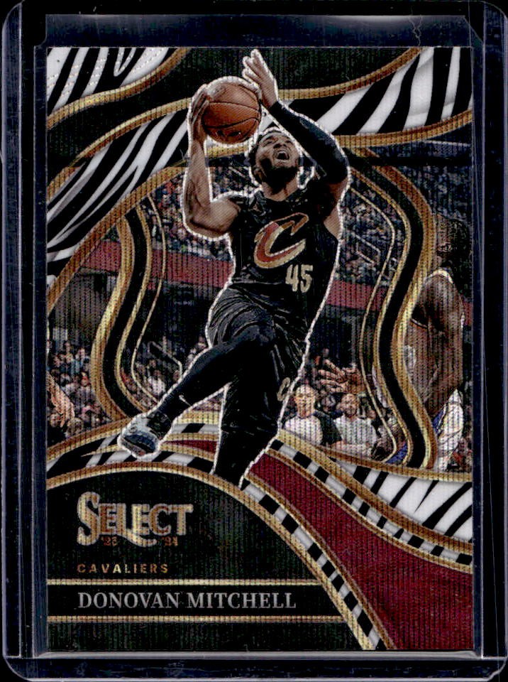 2023-24 Select Donovan Mitchell Zebra Prizm SSP Courtside #238 Cavaliers