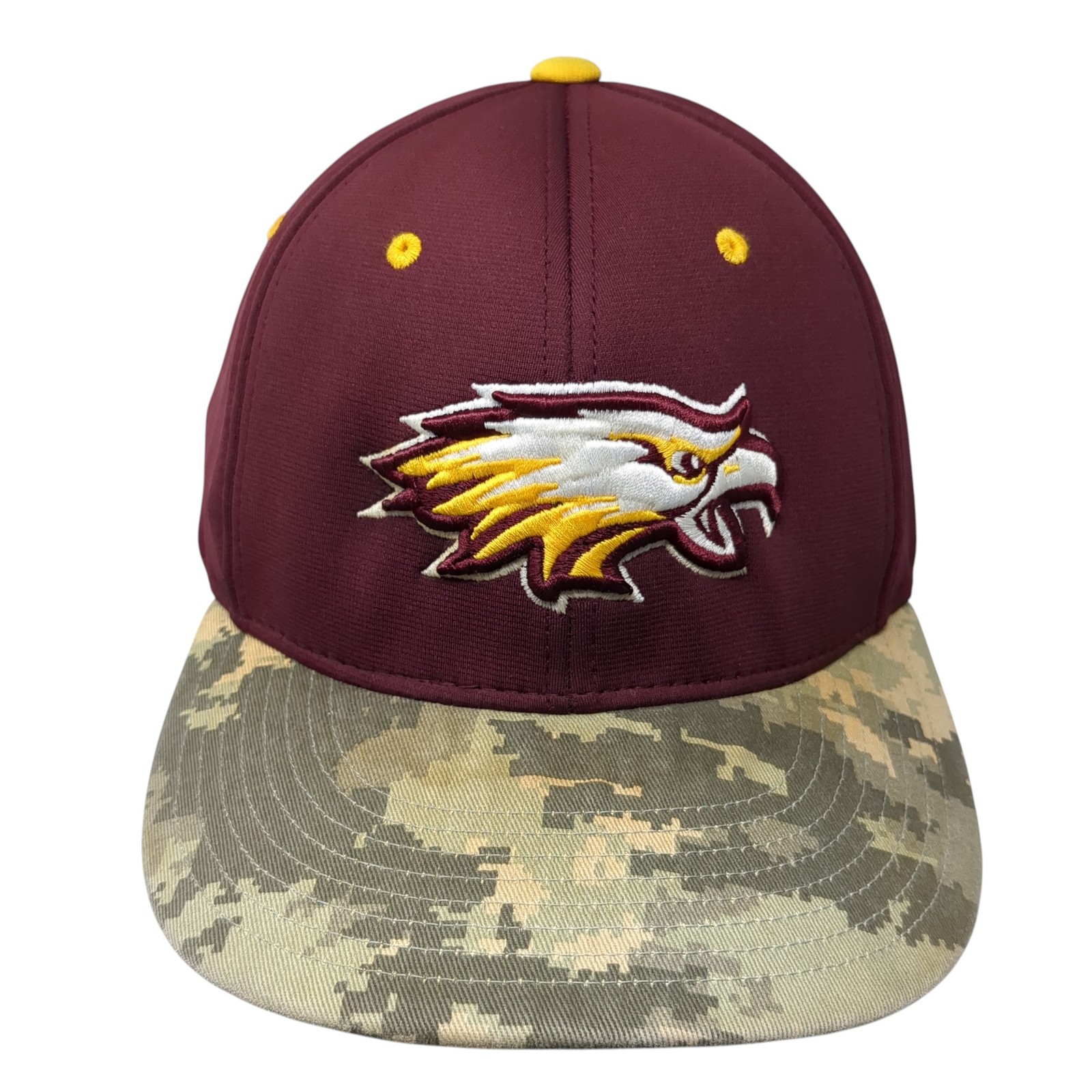 LMSA Eagle Fitted Baseball Hat Multicolor XL Embr… - image 1