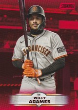 2025 Stadium Club #112 Willy Adames Red Foil San Francisco Giants