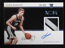 2019-20 Panini Noir Rookie Color 35/99 Luka Samanic #360 Patch Auto 0u02