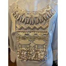 CHRISTIAN LACROIX Hulotte Embellished Blouse Small S