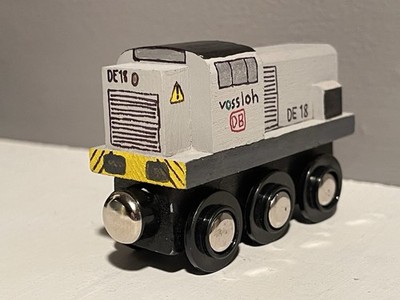 DB DE18 Vossloh German Wooden Train Custom Deutsche Bahn Diesel-Electric Loco