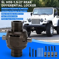 Rear Differential Locker SL M35-1.5-27 For Jeep Wrangler Dana 35 27 Spline 84-04