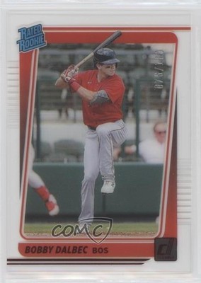 2021 Chronicles Clearly Donruss Rated Rookies Red Bobby Dalbec Rookie RC 0za3